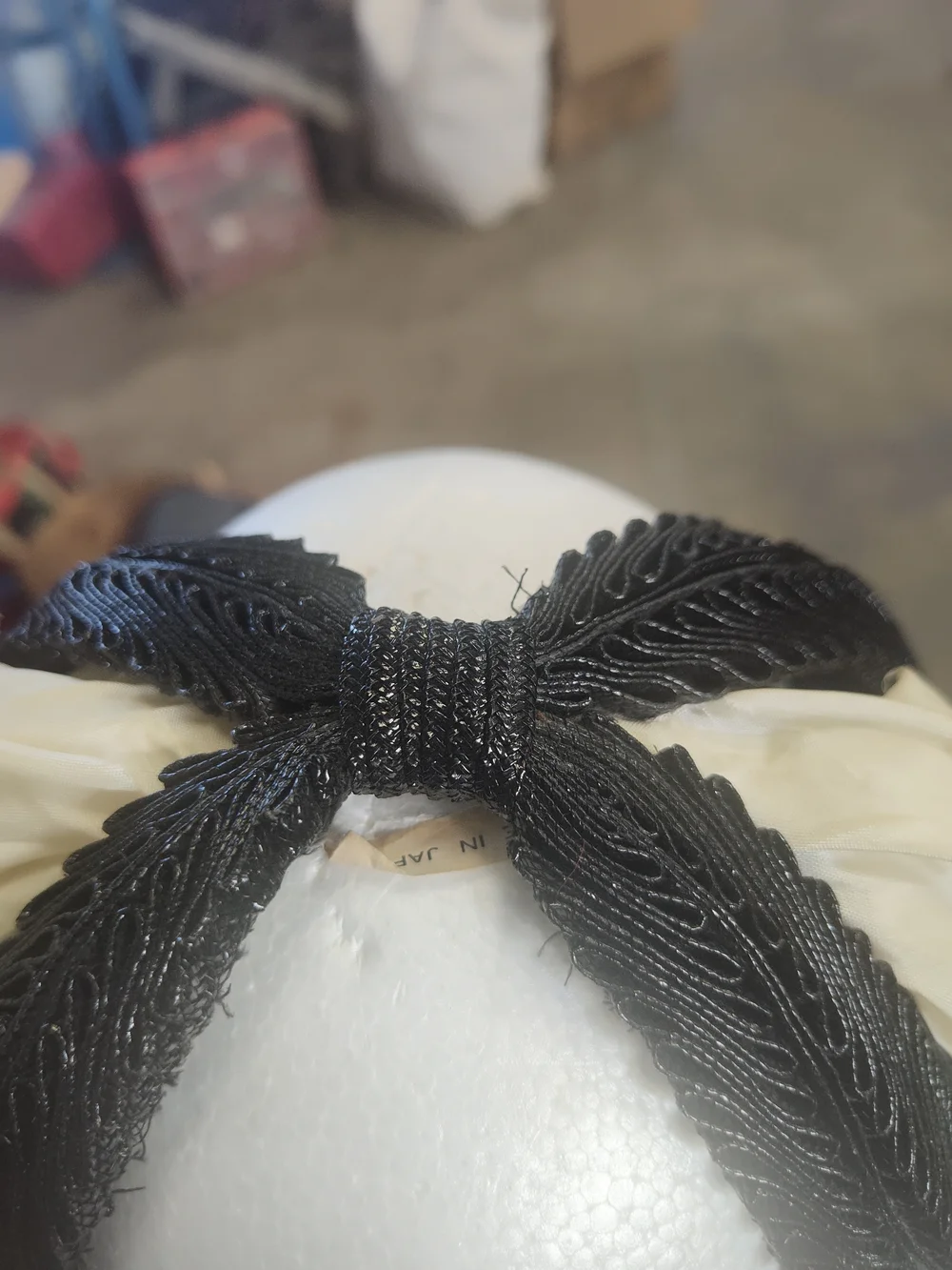 Black and Cream Women's Decorative Headband
